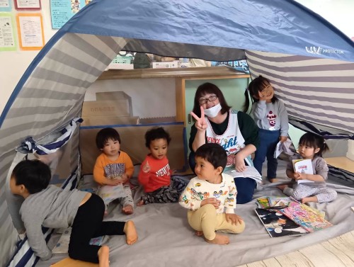 テント出現！！