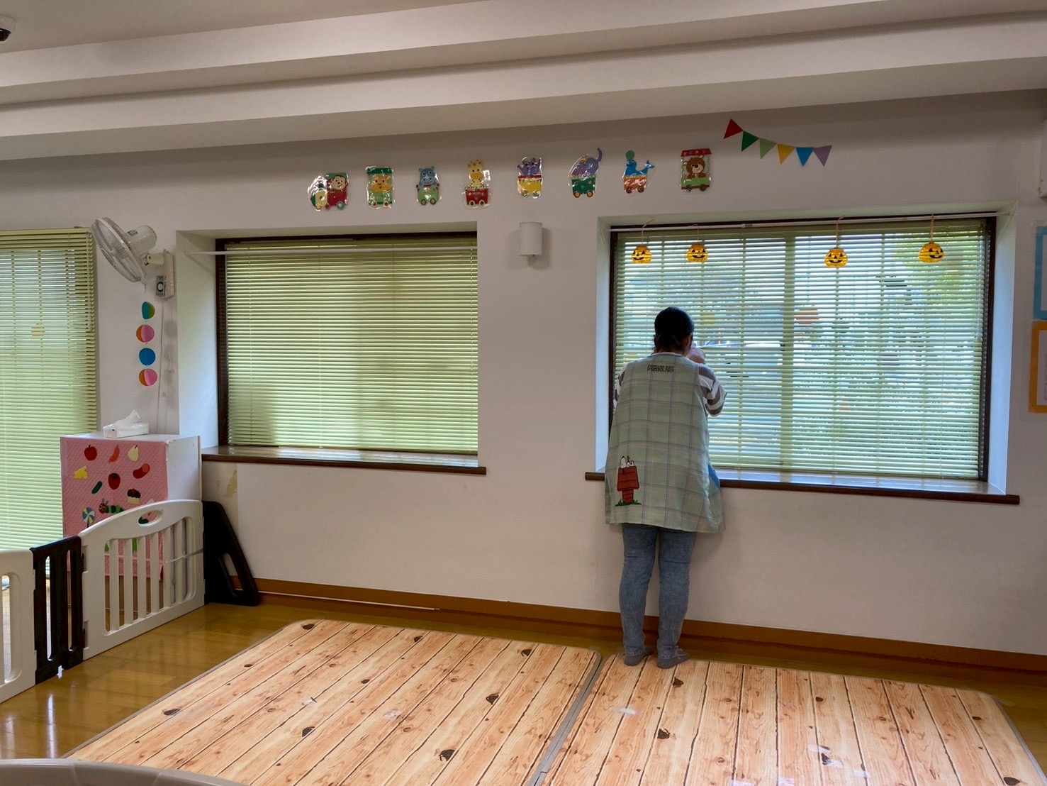 託児所前に不審な人がいる設定で、110番しました🚨